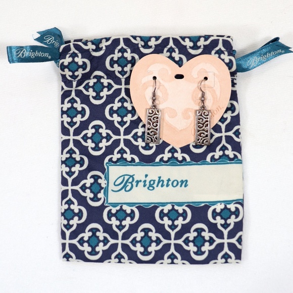 Vintage Brighton 'Deco Lace' french wire earrings - Picture 5 of 7